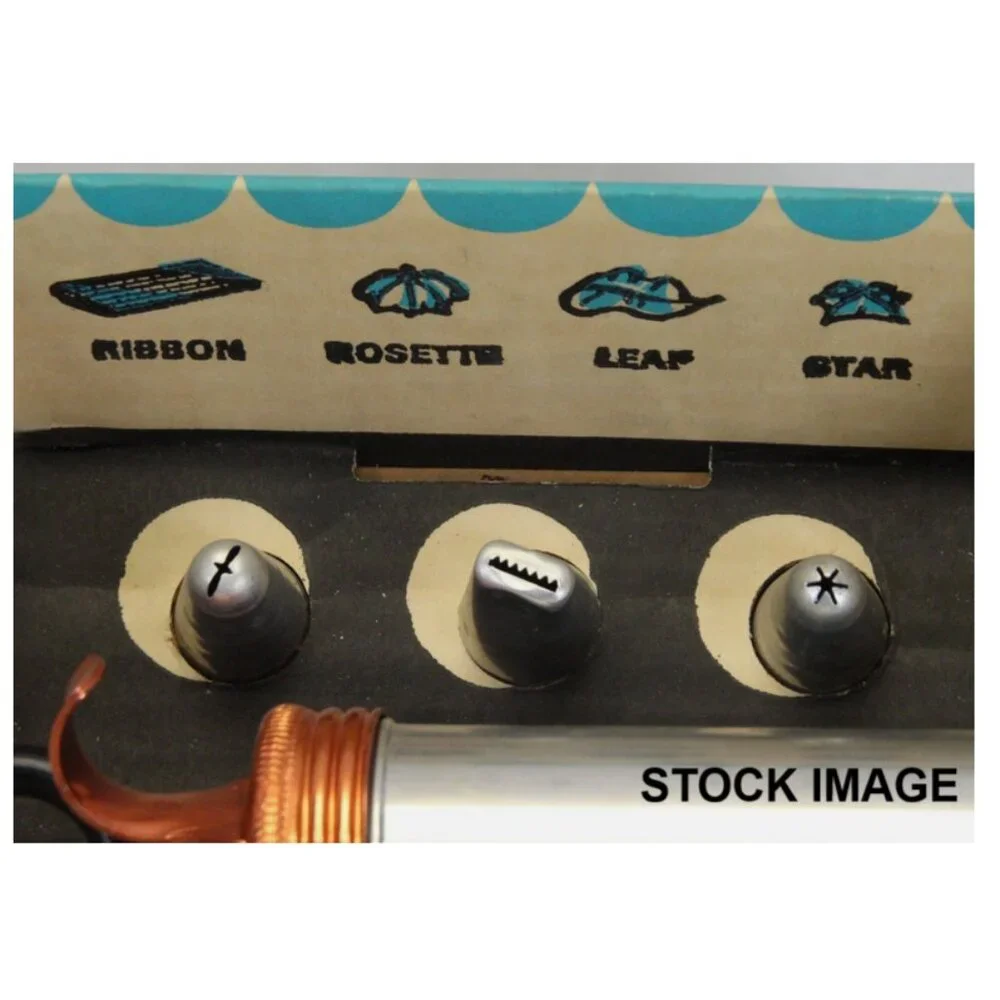 Vintage Mirro 360 Decorator Piping Tube w/6 Icing Tips Set - Picture 2 of 4